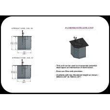 Corner unit with Sink Provision